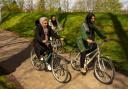 Afghan women in Hereford are provided with bicycles by the City of Sanctuary charity.
