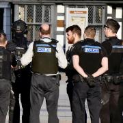 Armed police were called to Hereford High Town on May 27, 2023