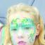 Emily O'Dell, aged four, was one of many children to have her face painted.