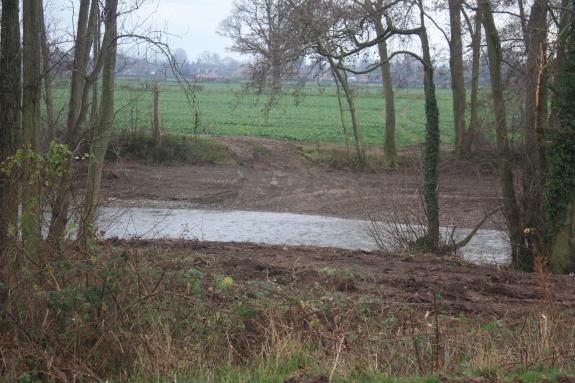 Hereford Times: The river Lugg's bank has been bulldozed, Herefordshire Wildlife Trust says Hereford Times: The river Lugg's bank has been bulldozed, Herefordshire Wildlife Trust says