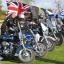 Around 15,000 bikers have roared through a market town to honour troops killed in Afghanistan