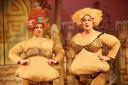 James Witt and Ellis Kerkhoven as the Ugly Sisters, Fousty and Fidge. Picture by Mark Douet.