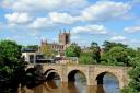 Hereford currently has the Old Bridge and Greyfriars Bridge