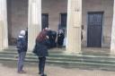 Hereford Crown Court was evacuated this afternoon. Photo: Ben Goddard