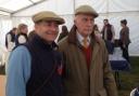 Arthur Bellamy (right) at the Ross Harriers point-to-point this year, with Assistant Starter, Martin Roberts