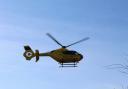 The electricity helicopter over Herefordshire. Picture: Mark Dijkens/Hereford Times Camera Club