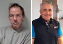 KILLER: Mark Chilman left killed popular and much loved Neil Parkinson (right), a father, grandfather and carer