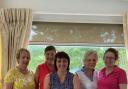 Winners of the Ross Golf Club Lady Captain’s Drive In from left to right: Audrey Causon, Martha Norton, Sally Fycun, Julia Wilde and Alison Charles