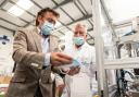 Richard Hammond has been given a tour of a new Herefordshire factory which is making one million face masks a day. Picture: Dan Barker