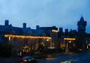 Christmas lights in Ledbury have been criticised, but lights are now up at the Alms Houses. Picture: Harold Sparrey/Hereford Times Camera Club