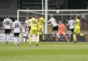 Hereford drew 2-2 at home with Brackley Town. Picture: Andy Walkden/Hereford FC