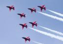 The Red Arrows will be flying near the Herefordshire border today (June 30)