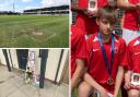 More tributes have been paid to Herefordshire schoolboy Kacper Biela after he died on holiday in Skegness. Hereford FC painted his shirt, KB6, on the pitch at Edgar Street and flowers were left at the family's home