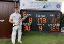 Luke Powell hit a century as Burghill, Tillington and Weobley took victory and promotion