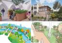 Views of what some of the Stronger Hereford projects are expected to look like.
