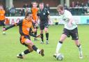 Barnet showed what they can do at Edgar Street when they won 2-1 despite a goal from Richard Rose.