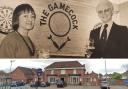 The Gamecock in 1986 and as Tesco Express in recent years. Picture: Hereford Times/Google Maps