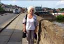 Nicky Teague submitted this picture of her mum Eileen Sullivan, nee Bounds, on the Old Bridge, Hereford. She was pictured in the same spot when she was aged 17 in 1952