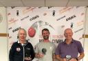 Hereford Squash Tennis and Racketball Centre members (l-r) Tom Burton, Nick Hyett and Rob Reid