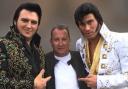 Karl Parker (middle) at the Elvis festival in Porthcawl