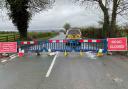 The B4352 is closed in Madley