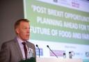 Cotswold farmer and BBC Countryfile presenter, Adam Henson, who anounced the Three Counties Farmer Farming Awards at the Three Counties Farming Conference.