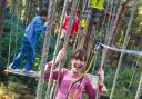 Monkey around among the tree-tops at Go Ape in the Forest of Dean and Wyre Forest.
