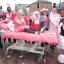 Breast Cancer Haven Pink Day.
Commercial Street, Hereford. Hampton Gramge Nursing Home staff (l-r), Mark Owen, Leon Smythe, Bridget Bullock, Lyn Barnard, Sara Armstrong, Julie Mansell, Samantha Simcock, Andrew Dwyer & Angela Taylor.