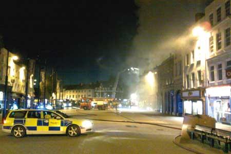 Mark McCormick took this photo of the fire at approx 6.35am.