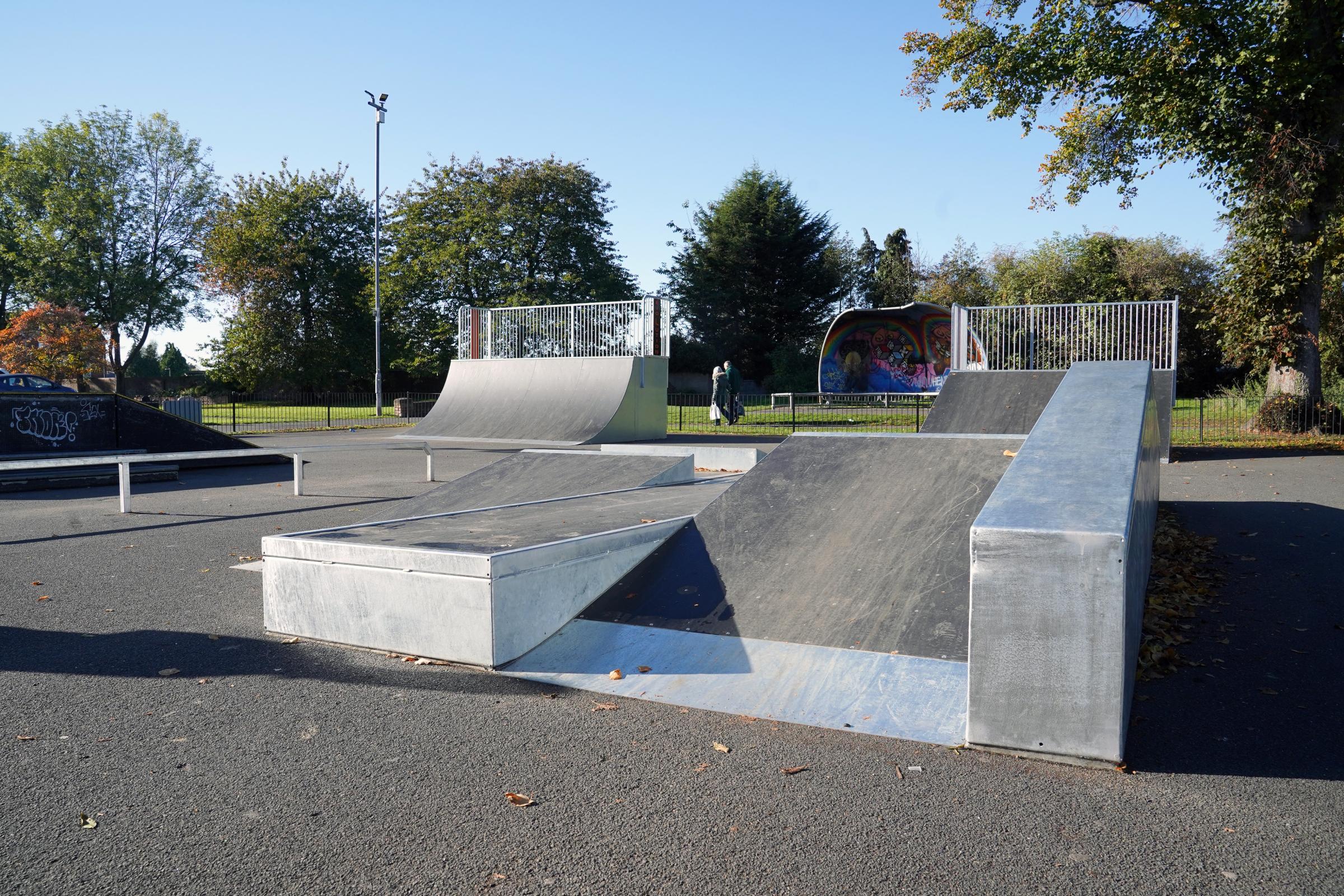Ledbury skatepark since its been refurbished.