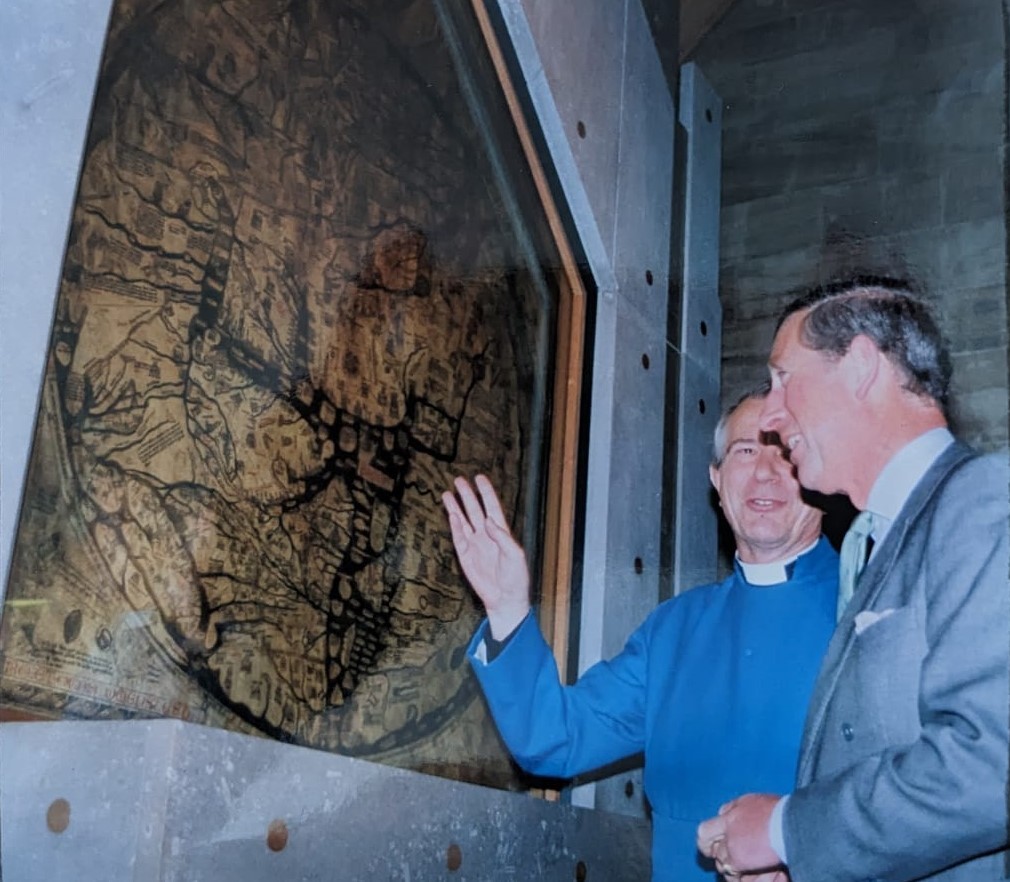 A visit to the Mappa Mundi at Hereford Cathedral in 1998