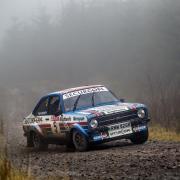 Roger Chilman on his way to third place overall. Picture: British Rally Media