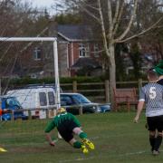 Burghill Rangers v Bromyard Downs. Picture: Will Cheshire