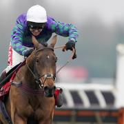 Thyme Hill ridden by Richard Johnson wins The Ladbrokes Long Distance Hurdle at Newbury Racecourse last month. PA Photo. Picture date: Friday November 27, 2020. See PA story RACING Newbury. Photo credit should read: Alan Crowhurst/PA Wire.