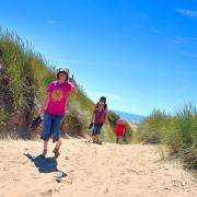 Cefn Sidan Beach in Carmarthenshire is one of the beaches around two hours from Hereford