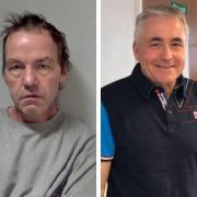 KILLER: Mark Chilman left killed popular and much loved Neil Parkinson (right), a father, grandfather and carer