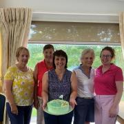 Winners of the Ross Golf Club Lady Captain’s Drive In from left to right: Audrey Causon, Martha Norton, Sally Fycun, Julia Wilde and Alison Charles