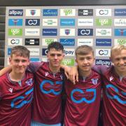 Westfields youngsters (l-r): Cawley Cox, Tom Rogers, Max Coley and Harrison Summers