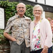Mike and Pam Hayes returned to the Gables guesthouse to celebrate 50 years of marriage. Picture: Rob Davies
