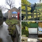 A new flood warning gauge has been installed in Ewyas Harold for the Dulas Brook