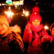 Youngsters at a previous firework display in Herefordshire
