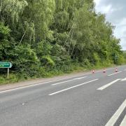 The A49 will close southbound between Leominster and Hereford in February
