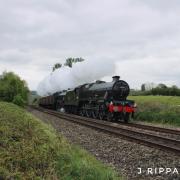 Steam enthusiasts have been treated to two trains heading through Herefordshire. Picture: James Rippard/Hereford Times Camera Club