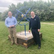 Armillary Sphere has been placed in Aylestone Park
