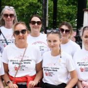 Family and friends of Kieran Joyce join hundreds of others on central London walk.