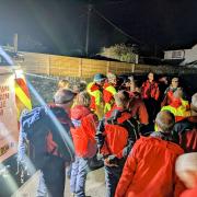 A large rescue mission has been carried out on Pen Cerrig-calch in the Black Mountains
. Picture: Longtown Mountain Rescue Team