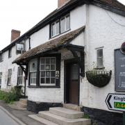 The Royal George pub in Lyonshall, near Kington, is still closed