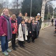 Hereford schoolchildren met Countryfile presenter Anita Rani