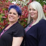 Deb Evans (left) with Owner and Director of Home Instead Hereford, Natalie Cooke