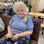 Nancy Billings, a former munitions worker who turned 100 on May 2